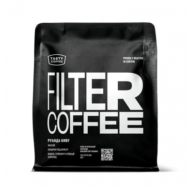 Кофе для фильтра в зернах "Руанда Киву", 250 г, Tasty Coffee