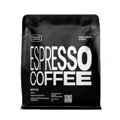 Кофе для эспрессо в зернах "Фрутти", 250г, Tasty Coffee